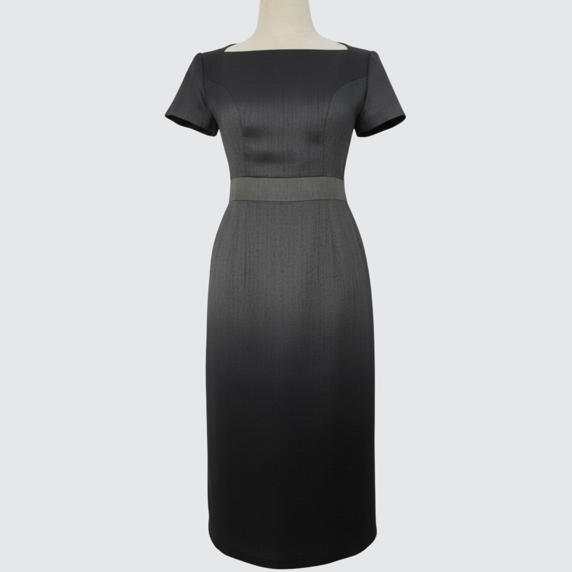 ชุดแซกผ้าไหมแขนสั้น ตัดเย็บจากผ้าไหมลืบเนื้อหยาบมีขี้ไหม สไลด์สี ไหมแท้ 100% | ตัดเย็บตามรูปร่าง | เลือกผ้า ส่งไซส์ได้