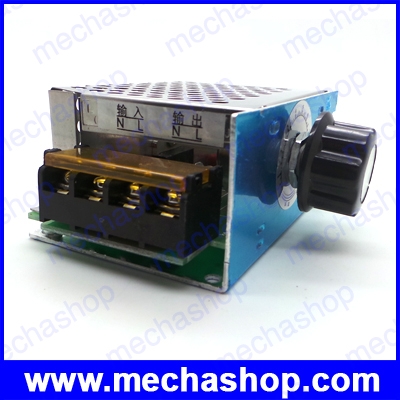 ดิมเมอร์ควบคุมความเร็วมอเตอร์ ปรับฮีตเตอร์ ปรับแสงสว่าง Electric Unit High quality 4000W 220V AC SCR Voltage Regulator Dimmer Electric Motor Speed