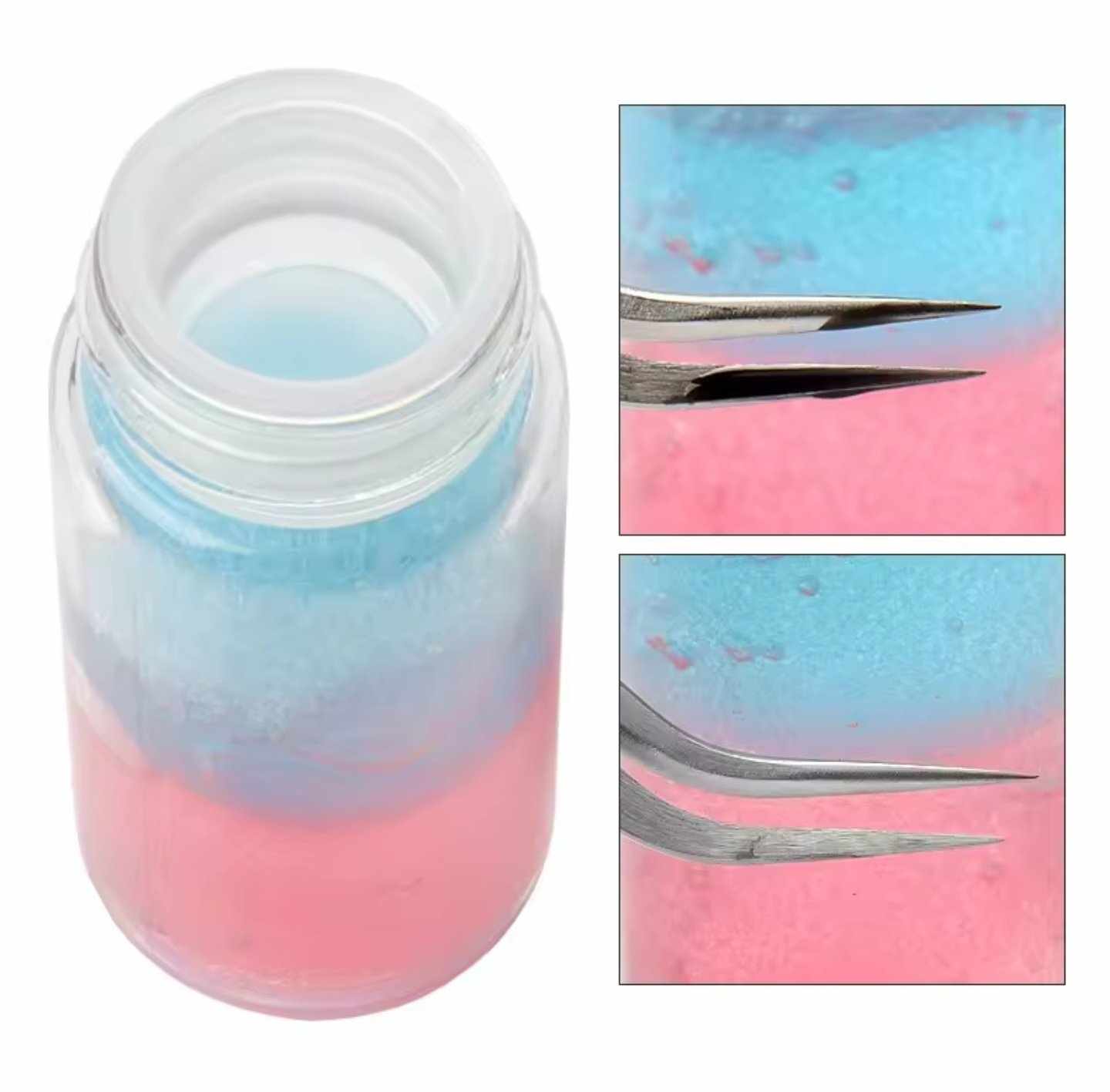 คลีนเซอร์บอล ลูกบอลล้างกาว ทำความสะอาดอุปกรณ์ ล้างที่คีบขนตา ล้างคีมหนีบต่างๆ