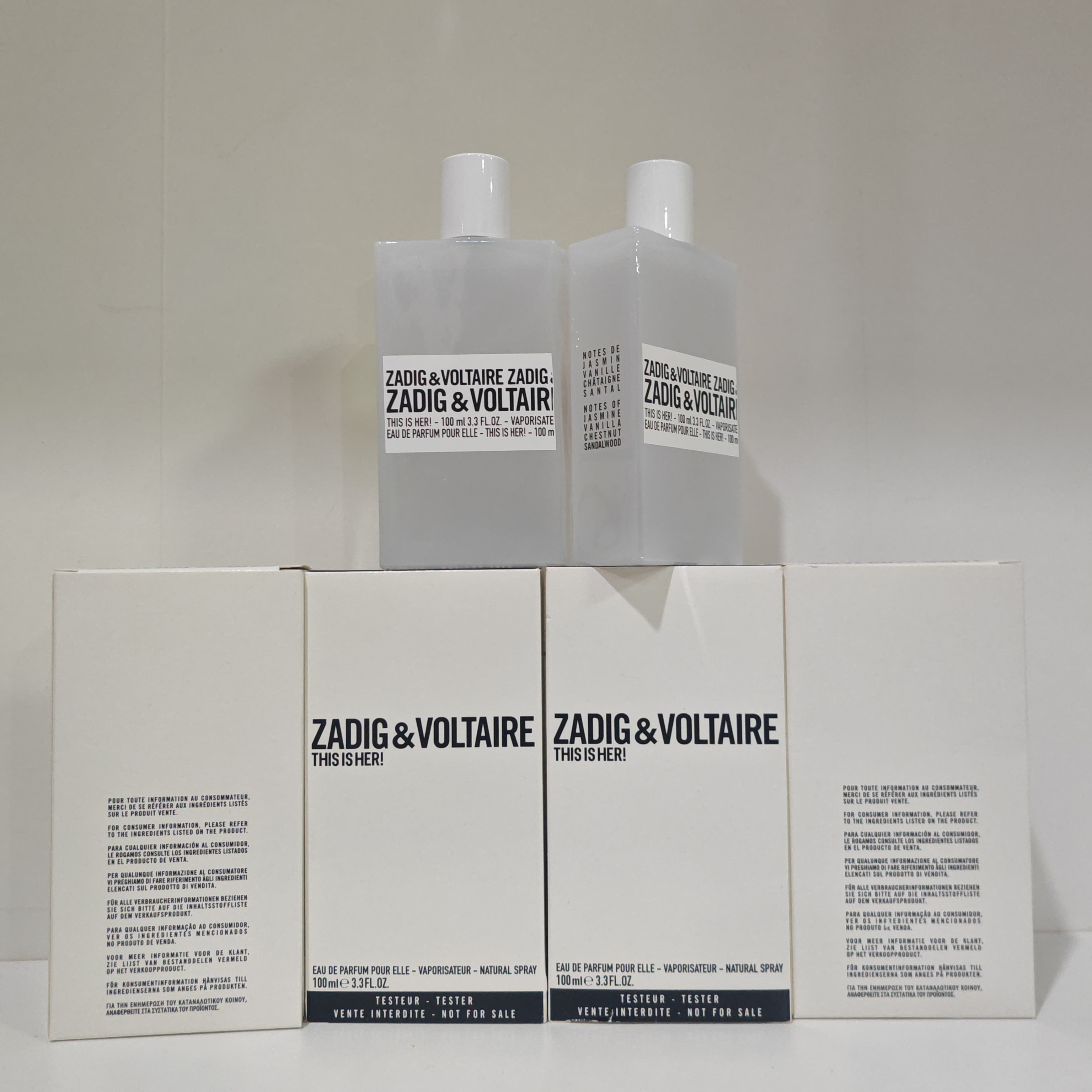 น้ำหอม Zadig & Voltaire This is HER EDP 100ml กล่องเทส