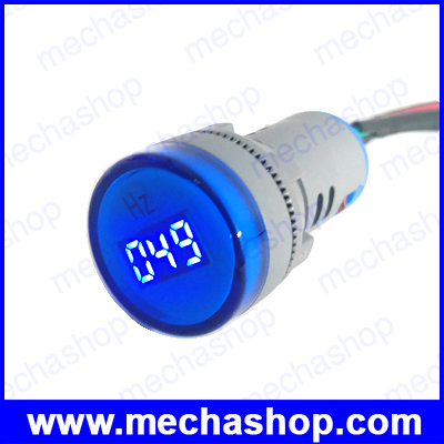 มิเตอร์วัดความถี่ เครื่องวัดความถี่ มิเตอร์แสดงความถี่ TOMZN AC 0-100Hz Hz 22MM LED frequency meter indicator pilot light
