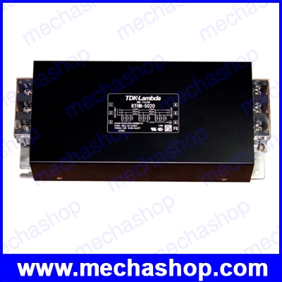 นอยฟิลเตอร์ อุปกรณ์ลดสัญญาณรบกวน ฟิลเตอร์ลดสัญญาณรบกวน TDK Lambda Noise Filter RTHN-5020 380VAC 3Phase 20A