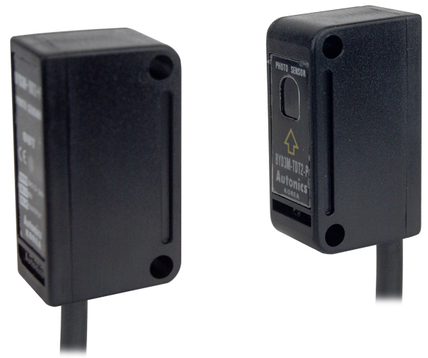 Autonics BYD3M-TDT Sensor, Photo, Transmitted beam type, Dark On, NPN Output, 12-24 VDC