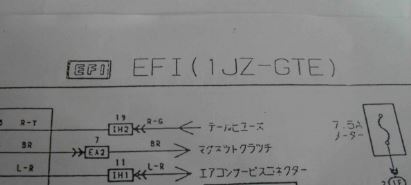 คู่มือซ่อมรถยนต์ วงจรไฟฟ้า Wiring Diagram เครื่องยนต์ 1JZ-GTE TOYOTA SUPRA