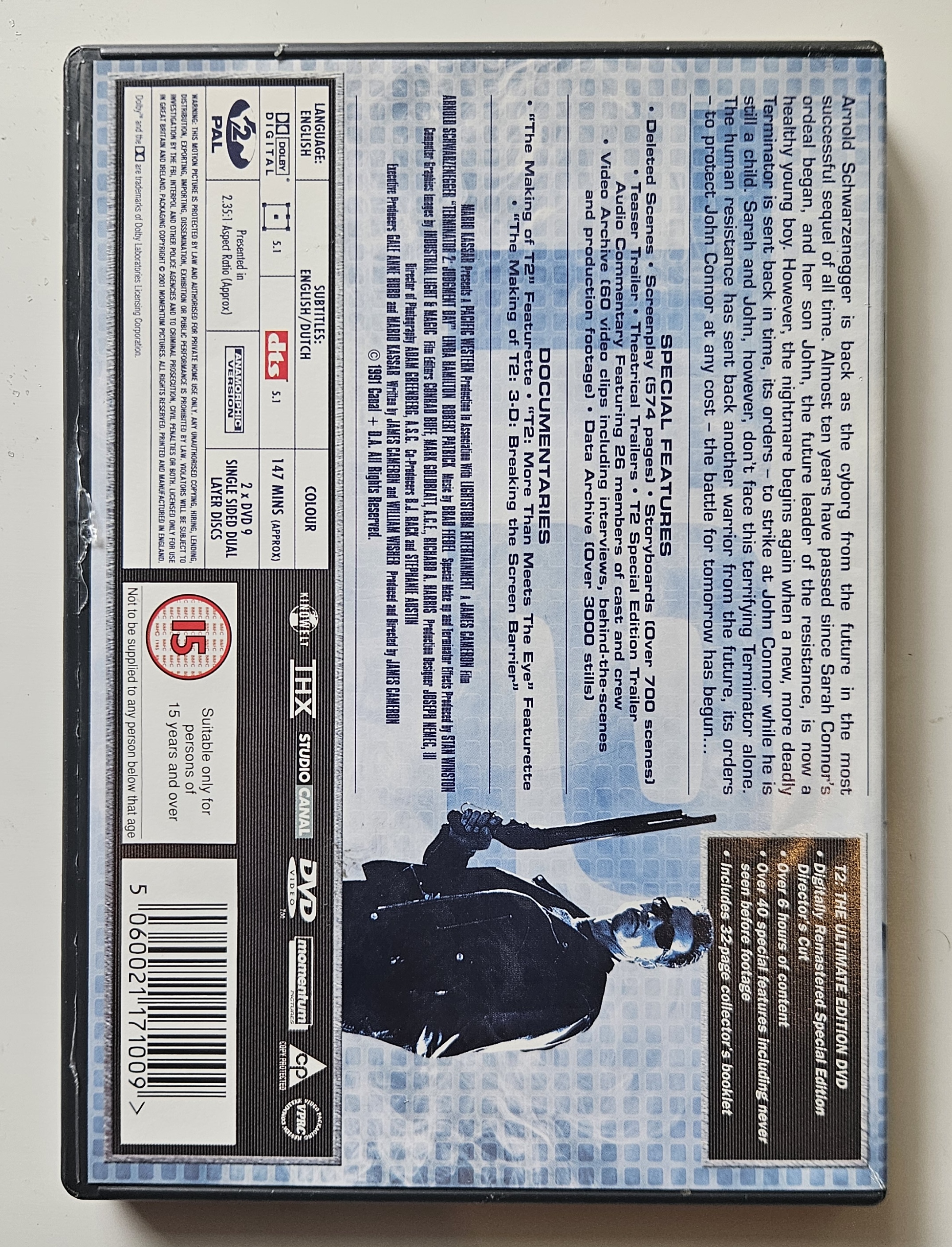 Terminator 2: Judgment Day (1991) (DVD)