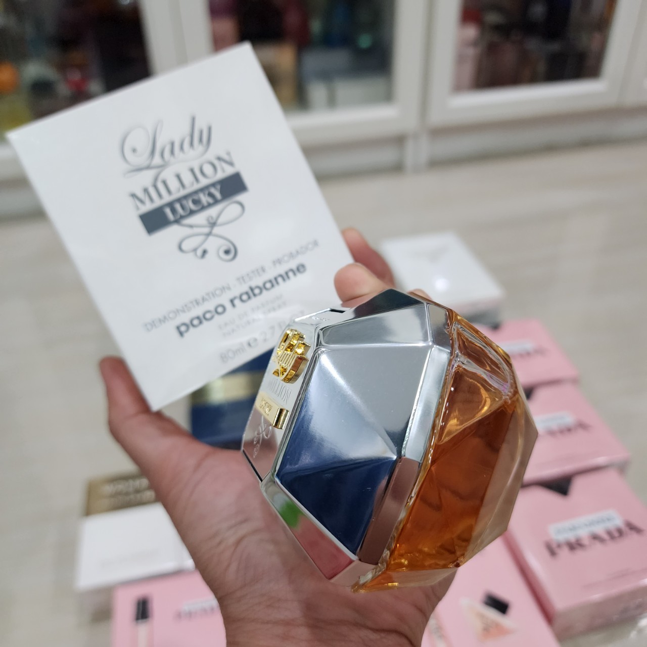 น้ำหอมแท้ Paco Rabanne Lady Million Lucky EDP 80ml กล่องเทส โค้ด90861