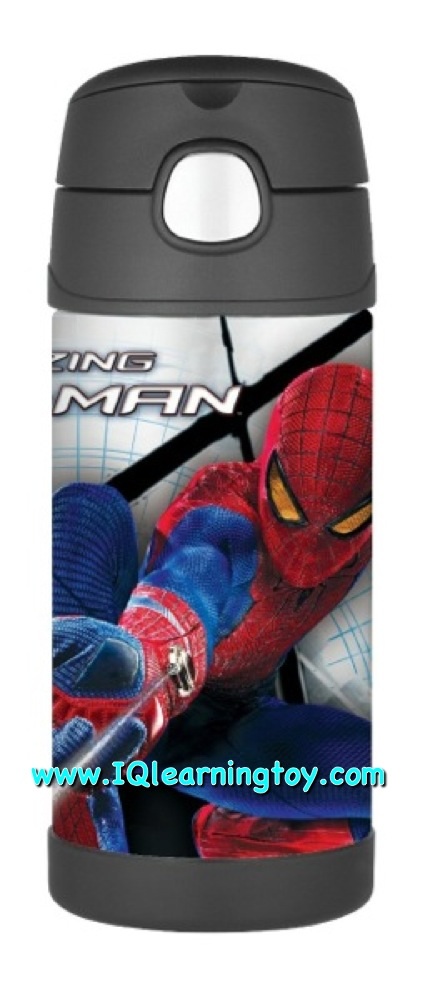 ของหมดค่ะ!!!Thermos - FUNtainer Straw Bottle Spider-Man ระติกน้ำสูญญากาศ 12 oz. เก็บความร้อน&ความเย็น แบรนด์คุณภาพ จาก USA (จัดส่งฟรี)