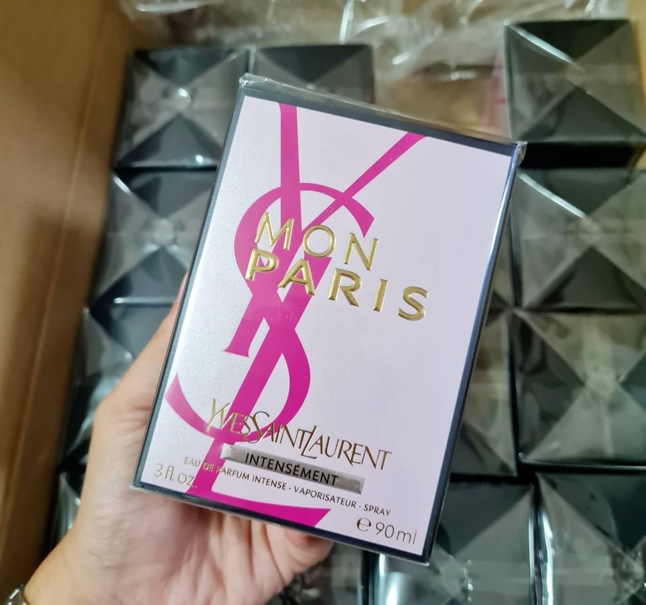 น้ำหอมแท้ YSL Mon Paris Intensement Eau De Parfum 90mlกล่องซีล