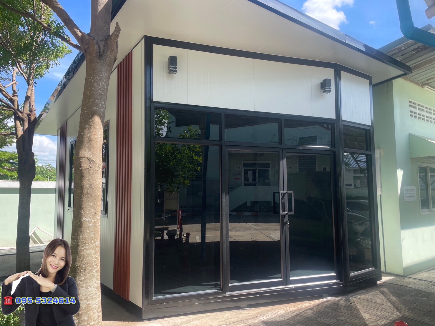 ออฟฟิศสำเร็จรูป บ้านสำเร็จรูป 4.00x6.00 เมตร