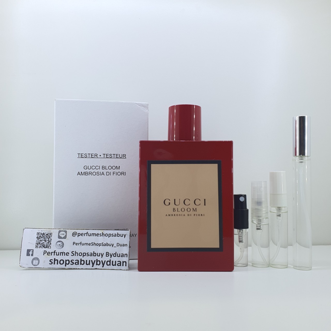 น้ำหอมแท้แบ่งขาย Gucci Bloom Ambrosia Di Fiori EDP Intense 💕Travel Size แบบทดลอง