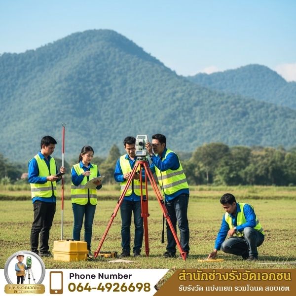 งานรังวัดแบ่งแยกที่ดิน