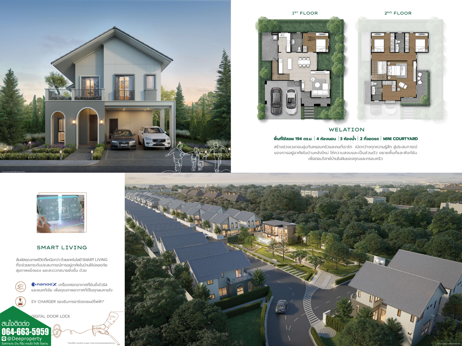 🏠บ้านใหม่! 🏡ขายบ้านเดี่ยวโครงการ เฌอรีน กรุงเทพกรีฑา - ร่มเกล้า Cherene Krungthepkreetha บ้านสวยพร้อมอยู่ ใกล้สนามบิน (Welation)