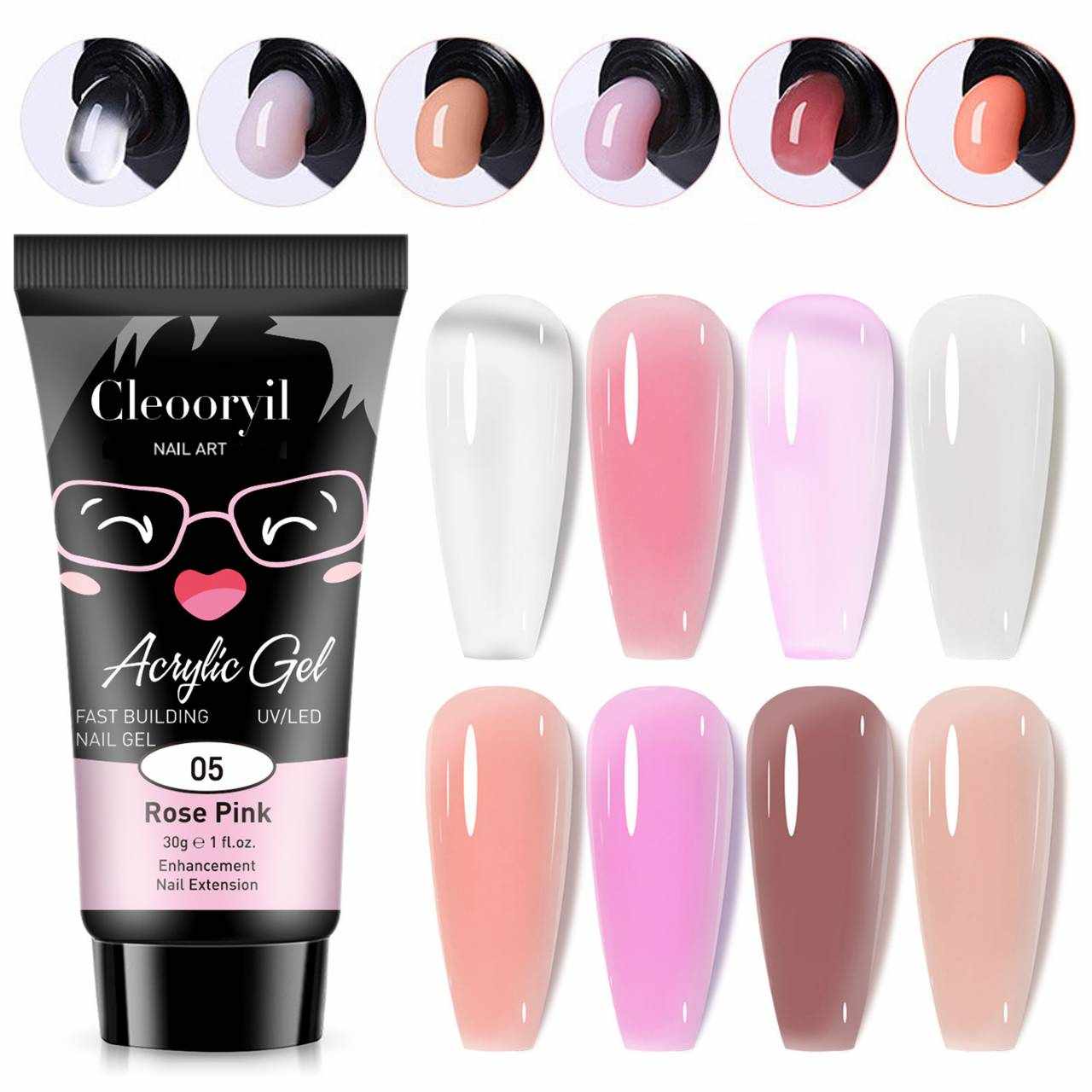 ใหม่2025!!! โพลี่เจล POLYGEL Acrylicgel เจลต่อเล็บ ขนาด15g
