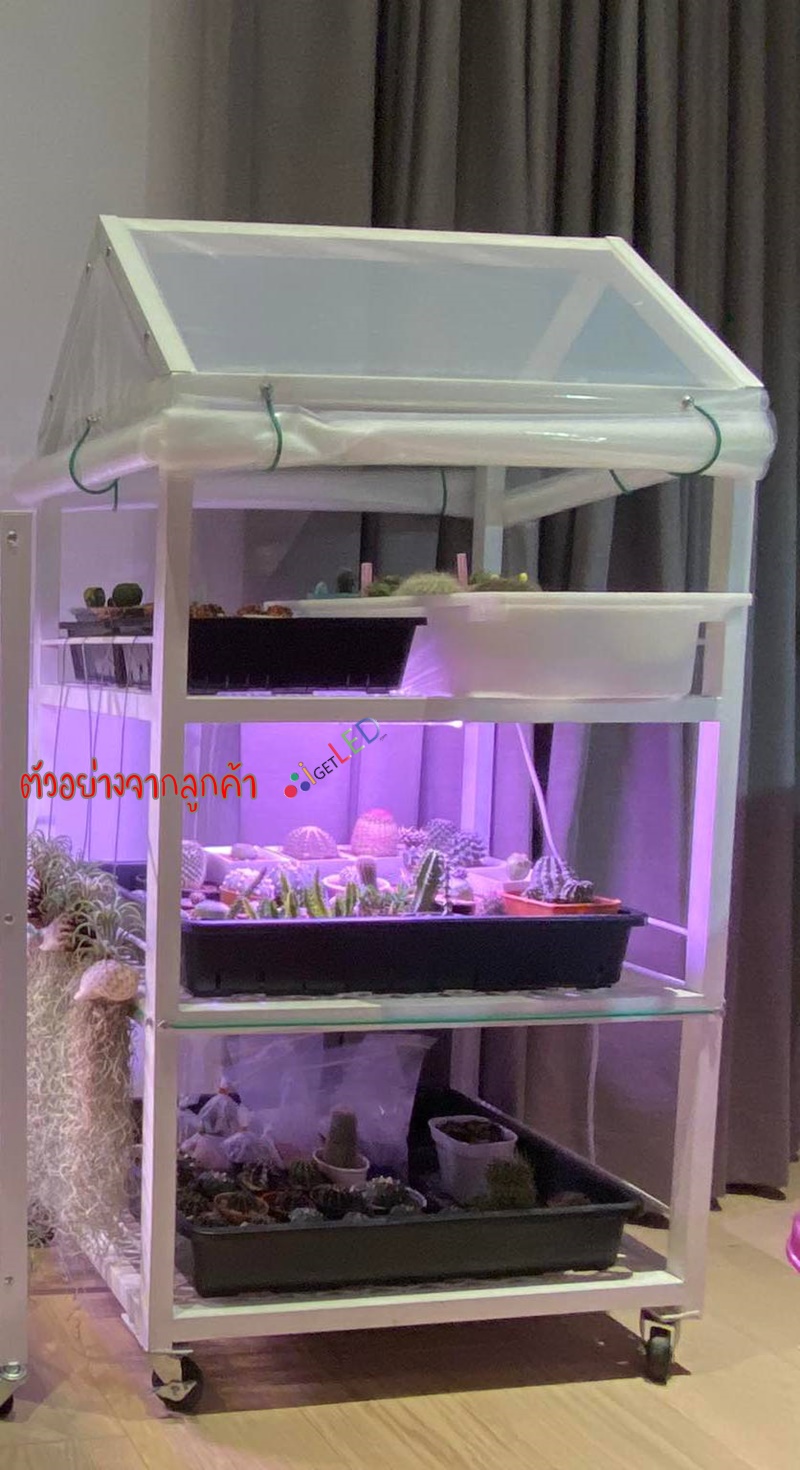 หลอดไฟปลูกต้นไม้ LED T8 10W ยาว 30CM 48 LED Grow Light AC 220V