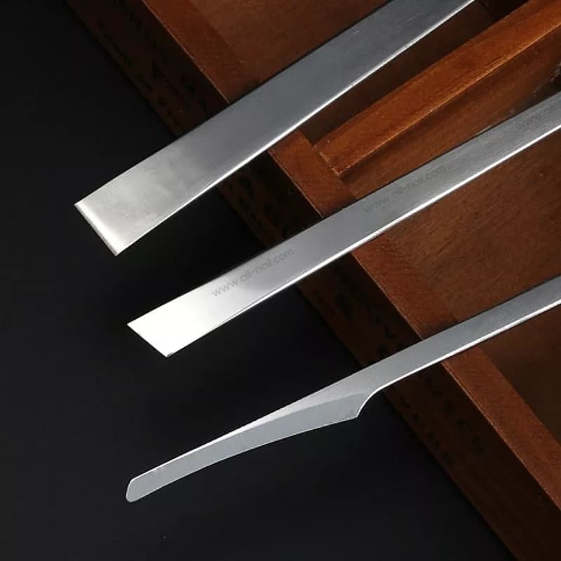 [3ชิ้น/ชุด] เหล็กขูดหนัง มีดขูดหนังกำพร้า ขูดส้นเท้า แซะเล็บขบ