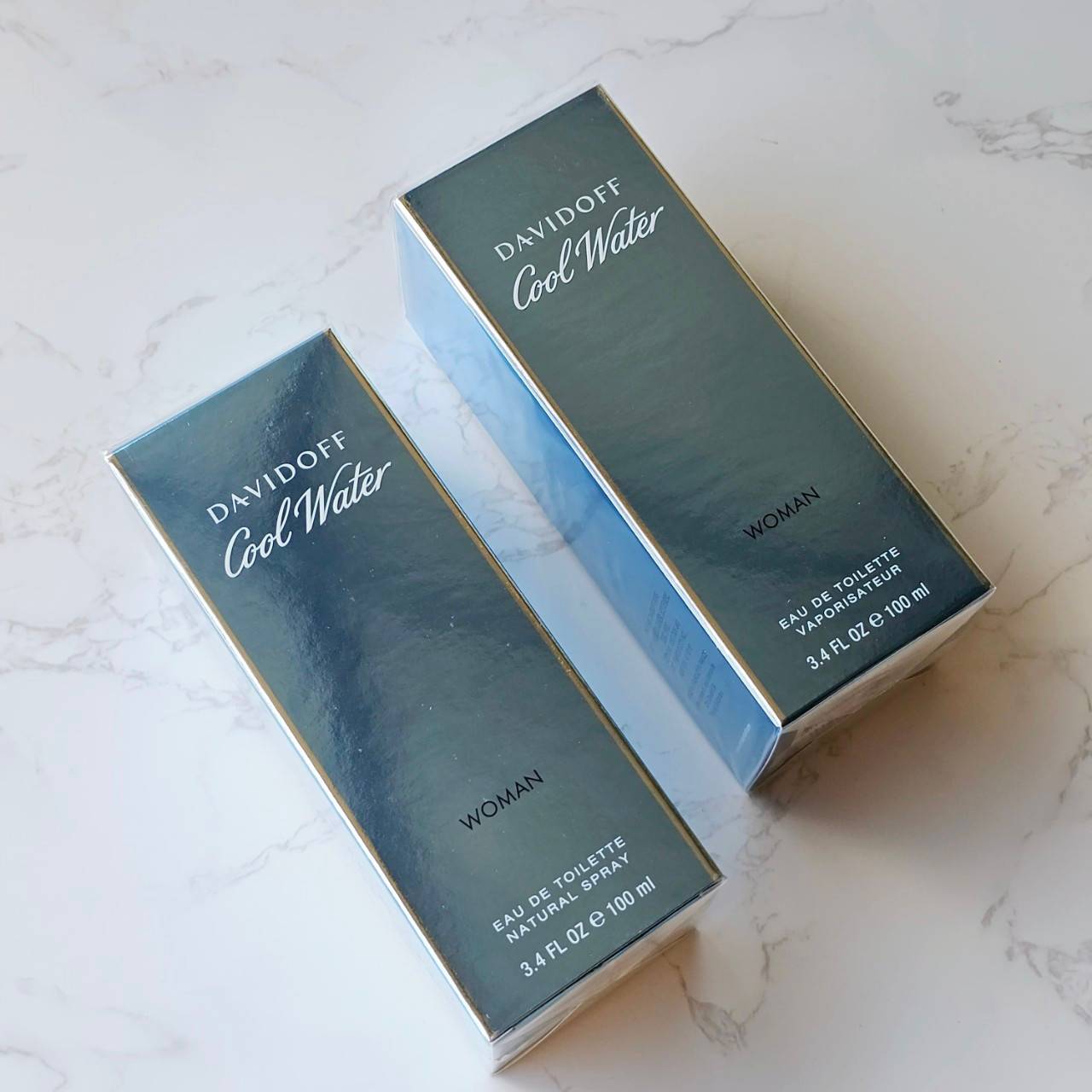 น้ำหอม Davidoff Cool Water EDT for Women 100 ML กล่องซีล