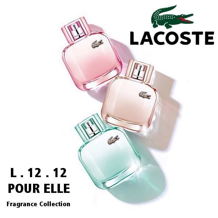 น้ำหอม Eau de Lacoste L.12.12 Pour Elle Sparkling Lacoste for women 100ml กล่องเทส