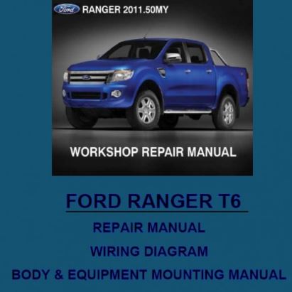 คู่มือซ่อม และ WIRING DIAGRAM FORD NEW RANGER T6 2012