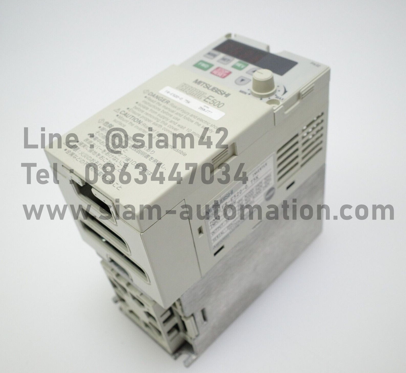 Mitsubishi Inverter รุ่น FR-E520-0.75K (มือสอง) AC200-240V 3เฟส