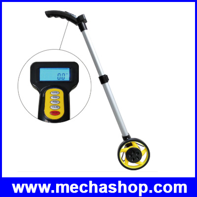 ล้อวัดระยะดิจิตอล Telescopic measuring wheel distance 0-99999m long distance meter measure wheel