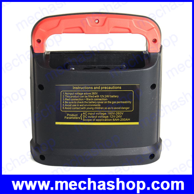 เครื่องชาร์ทแบตแบบพัลส์ ช่วยซ่อมแซมยืดอายุเซลล์แบตเตอรี่ 350W Automatic Car Battery Charger Repair Auto Full Charger Intelligent 12/24V Intelligent Pulse Battery