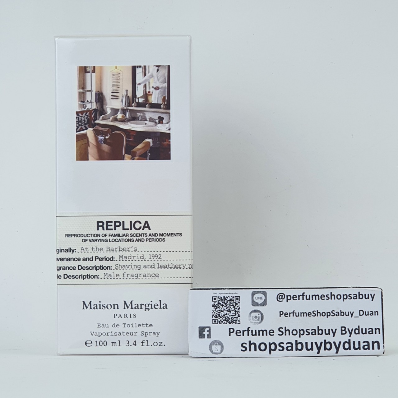 น้ำหอมแท้แบ่งขาย Maison Margiela Replica At the Barber's EDT 💕Travel Size แบบทดลอง