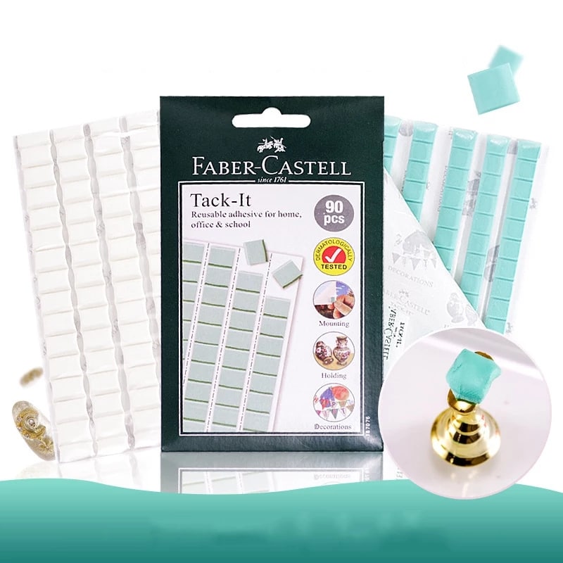 กาวดินน้ำมัน กาวดินเหนียว กาวสำหรับติดเล็บโชว์ 90ชิ้น (มี2สี)