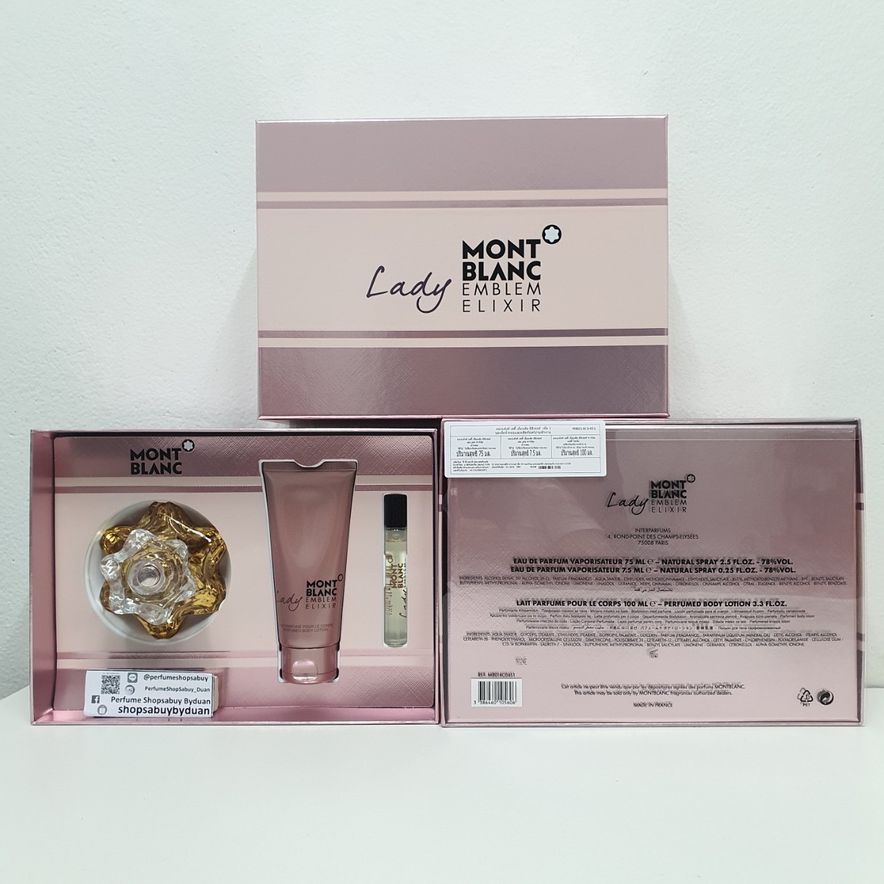 น้ำหอมแท้แบ่งขาย MontBlanc Lady Emblem Elixir Eau De Parfum💕Travel Size #แบบทดลอง