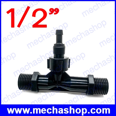 ท่อวาล์วแบบเวนจูรี่ อุปกรณ์วาล์วผสมก๊าซโอโซนลงในน้ำ Venturi injector Ozone injector 1/2 inch for Ozone gas mixing วัสดุ PVDF gas-liquid mixer corrosion resistant