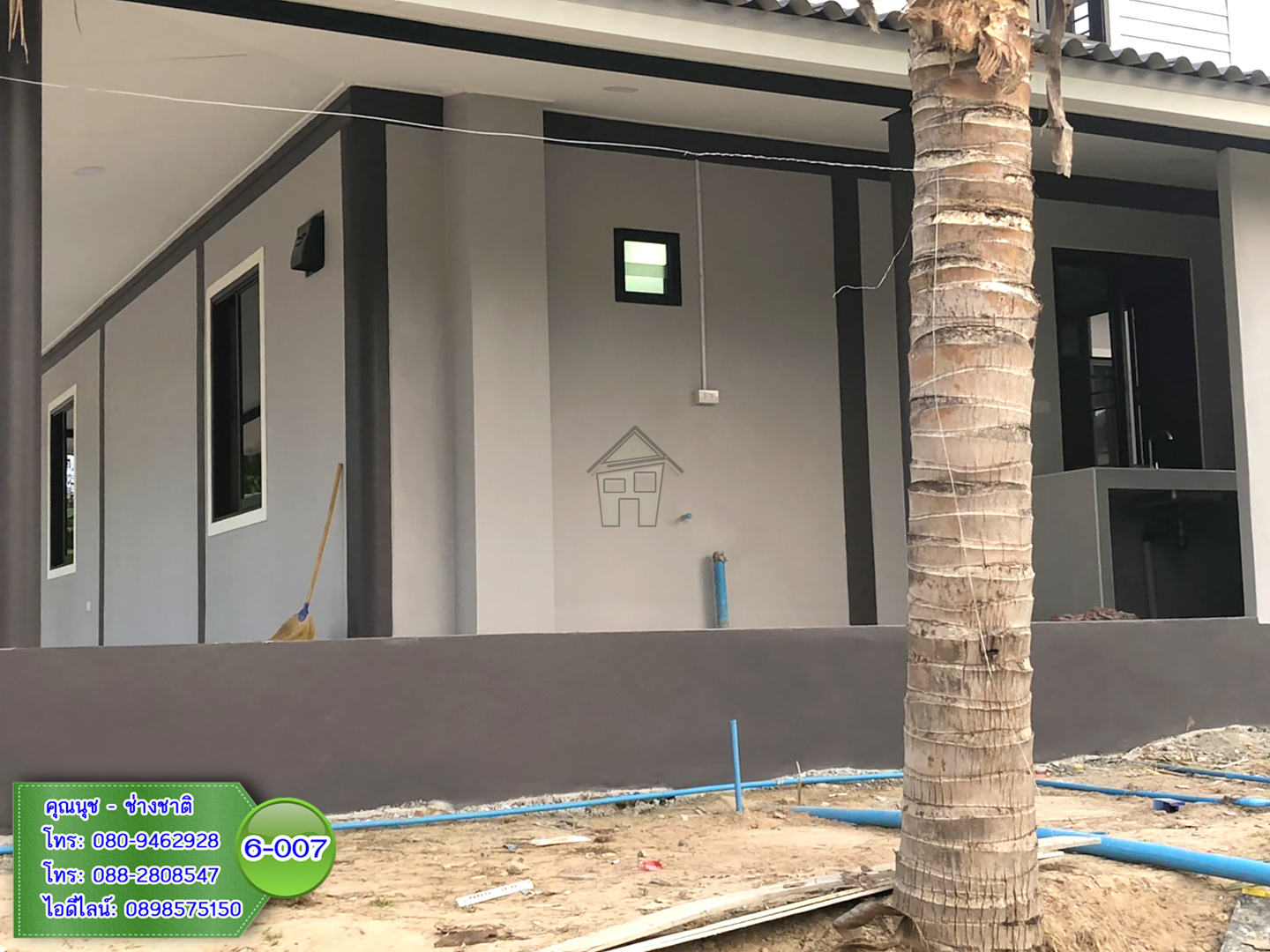 6-007 บ้านน็อคดาวน์ - บ้านหลังใหญ่ - ทรงปั้นหยา