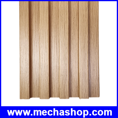 Great Wall Board ไม้เทียม ผนังไม้เทียมตกแต่งบ้าน ตกแต่งผนัง RF-106 Size: 160x2900mm 24mm Raw Material: Virgin
