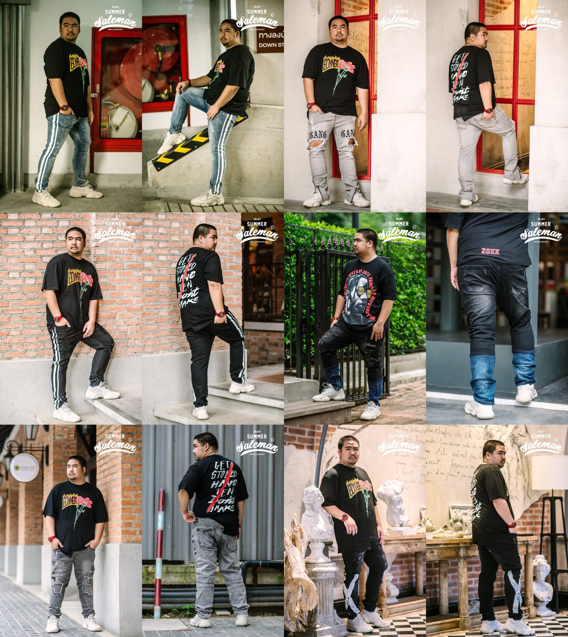 กางเกงยีนส์ขายาว Street Jeans AN-09