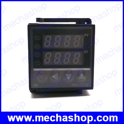 เทมเพอเรเจอร์คอนโทรล ควบคุณอุณหภูมิ PID Digital Temperature Control Controller Thermocouple REX-C100FK02-V*AN เอาพุทโซลิสเตทรีเลย์