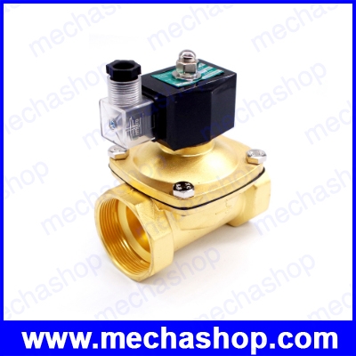 โซลินอยด์วาล์วไฟฟ้า DN50 2" NC 12Vdc Solenoid Valve ซีล Viton สำหรับ LPG Gas (ใช้กับของเหลวทั่วไปได้เช่นกัน)