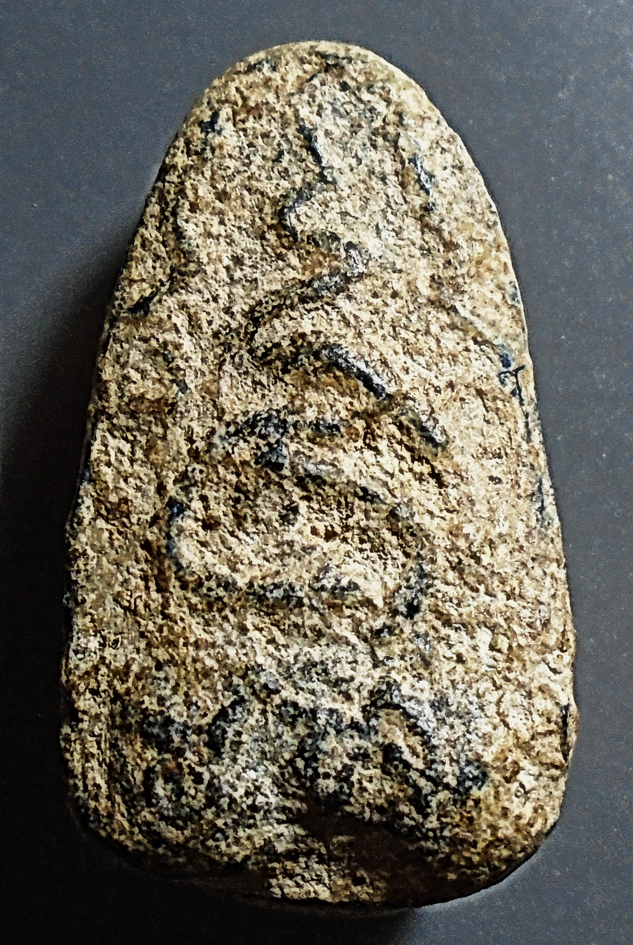 พระรอดหน้าเดียวหลังยันต์ ชินเขียว กรุพะเยา