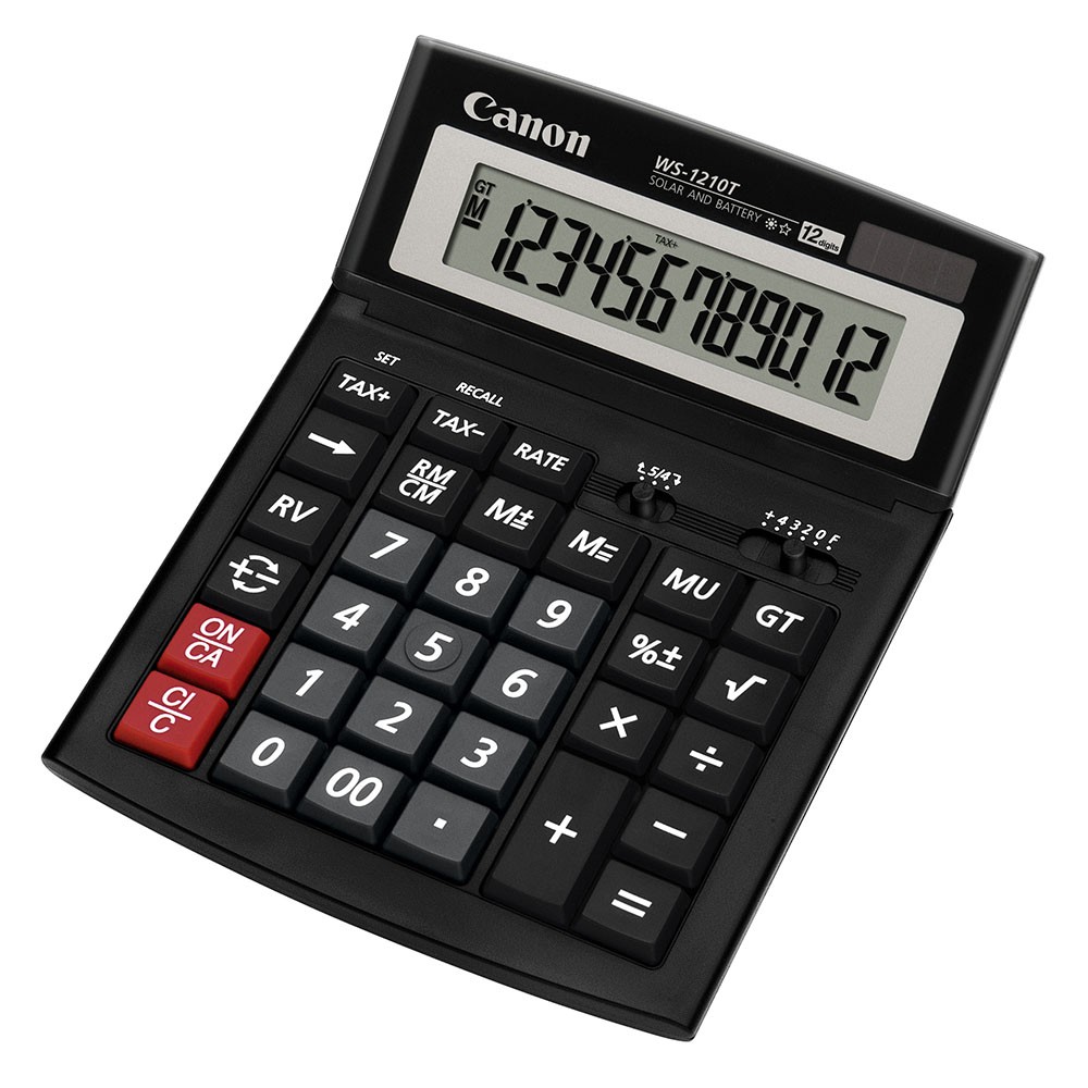 CANON WS-1210T เครื่องคิดเลขบัญชี แคนนอน (เครื่อง)