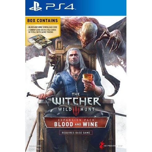 PS4: The Witcher 3 : Wild Hunt - Blood and Wine [Expansion Pack ] (Z3) (Download Code) *Requires The Base Game & Internet Connection / จำเป็นต้องมีเกมตัวหลัก และ ต้องการการ Internet สำหรับ Download [ส่งฟรี EMS]