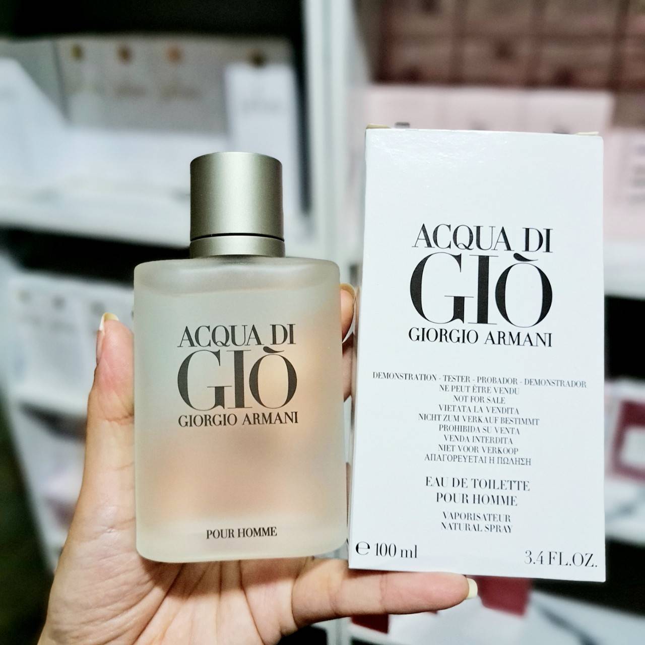 น้ำหอมแท้ Giorgio Armani Acqua Di Gio Homme for Men EDT 100 ML. กล่องเทสเตอร์