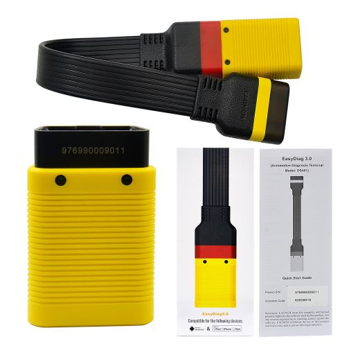 Launch Original easydiag 3.0/Plus with OBD2 Extended Cable Diagnostic Tool Android/iOS OBD2 Scanner EOBD/OBDII Code Reader
