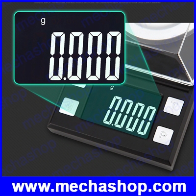 เครื่องชั่งดิจิตอลความละเอียดสูง 100g x 0.001g Electronic Jewelry Lab Scales Diamond Gold Germ Medicinal Pocket Digital