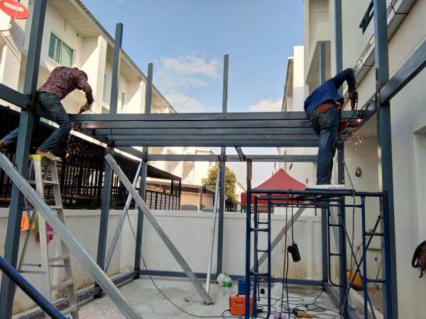 ออฟฟิศสำเร็จรูป 2 ชั้น ขนาด4.00x8.00 เมตร