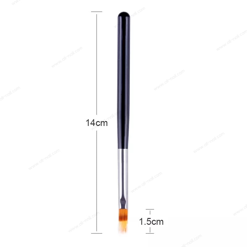 พู่กันไล่สี พู่กันOmbre พู่กันปลายแบน ไล่สีปลายเล็บ ทำลายTweed