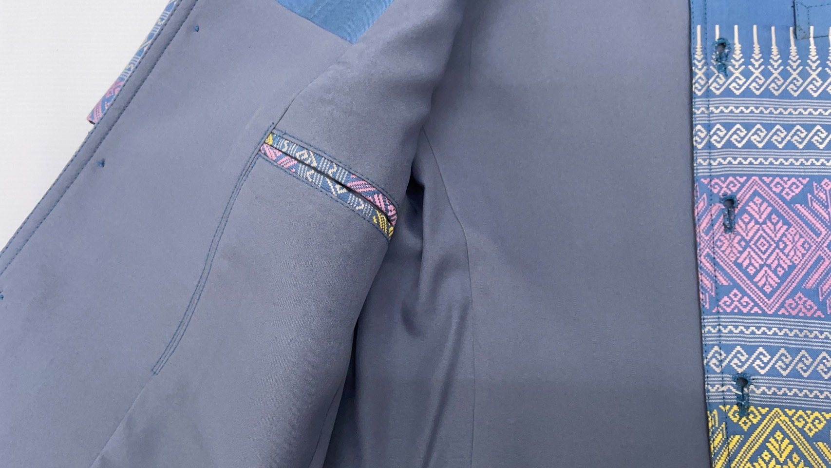 แบบตัดเสื้อสูทซาฟารี แขนสั้น (ไม่รวมผ้า) chobmai x ARW รหัส CUT-ARW-0519672