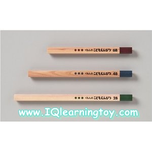 Kumon-Tringle Shape Pencil ดินสอสามเหลี่ยม คุมอง 1 กล่องมี 6 แท่ง ดินสอสามเหลี่ยม 4B ความยาว 15 cm. เหมาะกับเด็กอายุ 3-5 ปี
