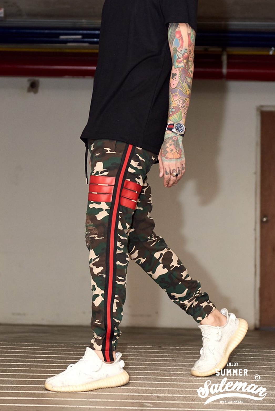 กางเกง Jogger ขาจั๊ม พรีเมี่ยม ผ้า วอร์ม รหัส W680RRTR