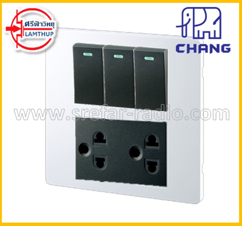 iModern MC-93G แผงหน้ากากอลูมิเนียม CHANG