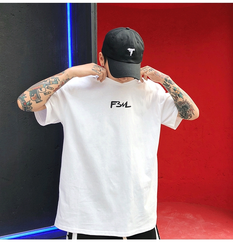 เสื้อยืด Street Fashion Oversize สีดำ MONEY