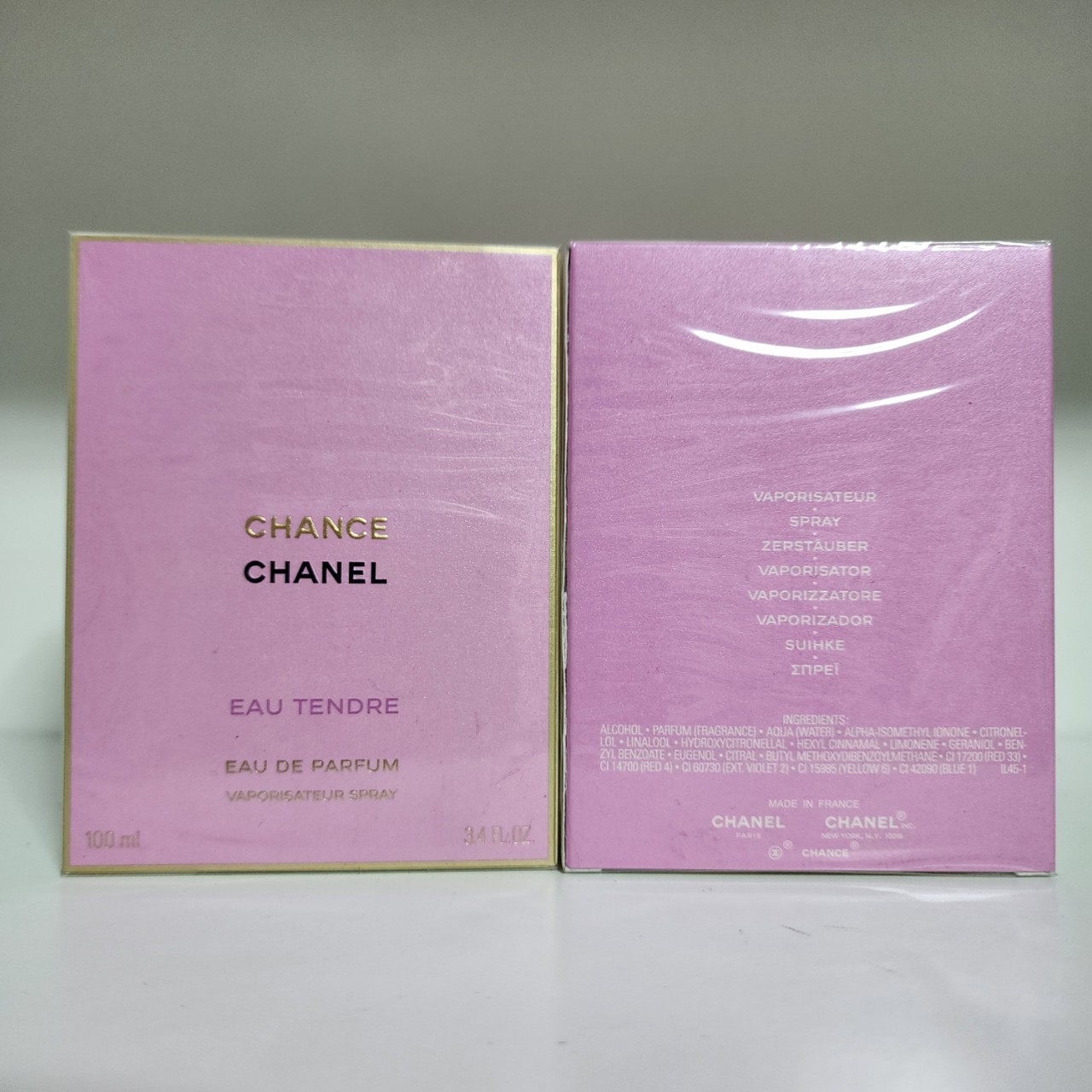 น้ำหอม Chanel Chance Eau Tendre for Women EDP 100 ML. กล่องซีล