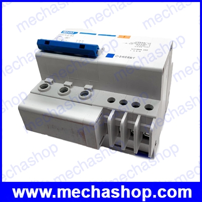 เซอร์กิตเบรกเกอร์ ป้องกันกระแสเกิน ไฟฟ้ารั่ว DZ47LE-63 3P+N 40A Residual current Circuit breaker with over-current and Leakage protection RCBO