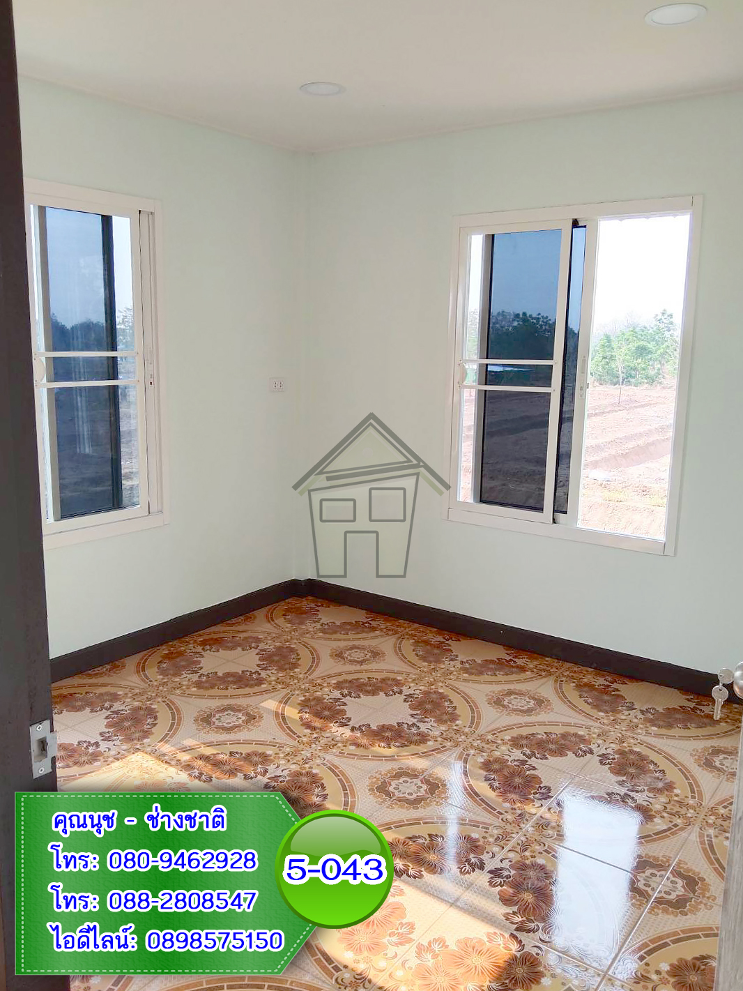 5-043 บ้านน็อคดาวน์ - บ้านหลังใหญ่ - ทรงปั้นหยา